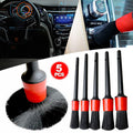 Car Detailing Brush For Cleaning Dashboard, Interior, Exterior 5 Pcs Set