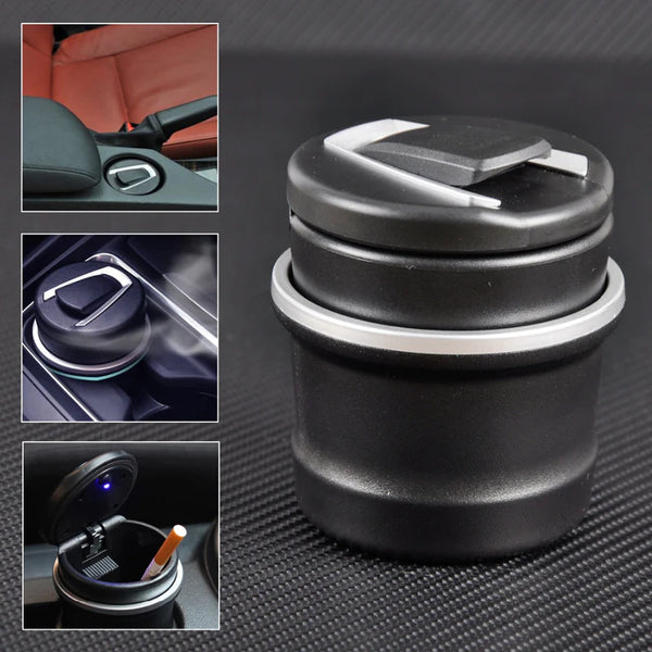 BMW Led Ashtray For Car, Office And Home With Storage Cup