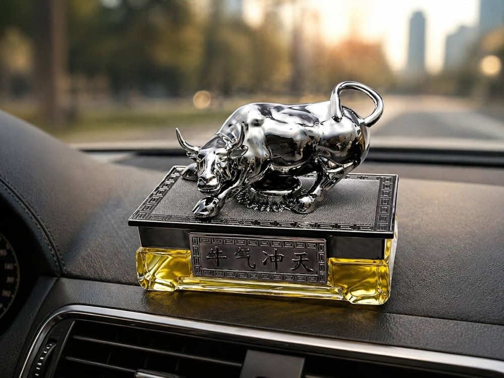 Bull Car Dashboard Perfume Air Freshener - Decoration