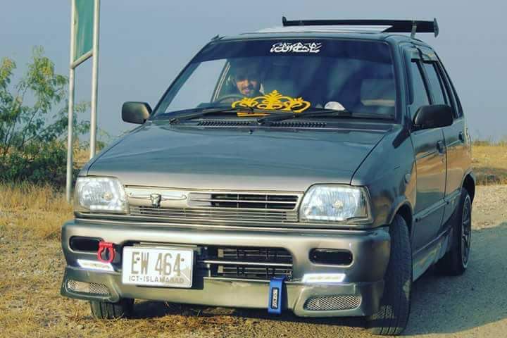 Suzuki Mehran Body Kit  ( Front Back Right Left) Without Paint Fiber Quality