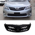 Toyota Corolla Black Canadian Grille – Model 2012-2014 | Front ABS(Plastic) Grille