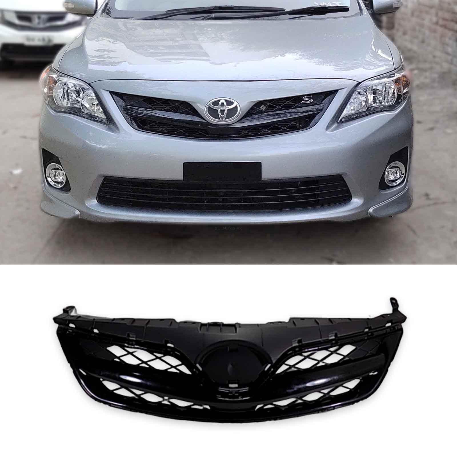 Toyota Corolla Black Canadian Grille – Model 2012-2014 | Front ABS(Plastic) Grille