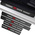 Carbon Fiber Car Door Threshold Anti-Scratch Sticker - 4Pcs