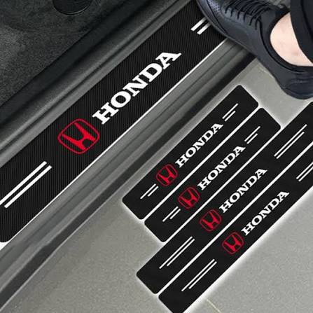 Carbon Fiber Car Door Threshold Anti-Scratch Sticker - 4Pcs