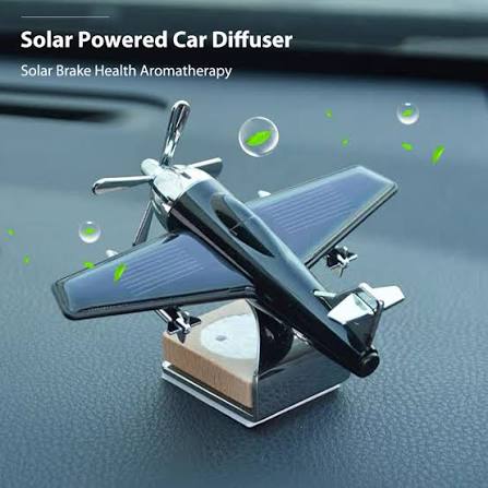 Car Dashboard Solar Decoration Plane -Aircraft Model